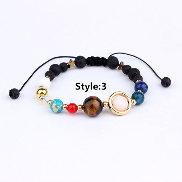 Wholesale Eight Planets Resin Bracelets